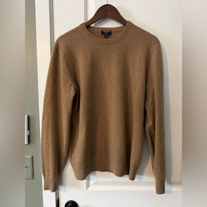 Todd Snyder 100% Cashmere Crewneck Men's Camel Sweater
